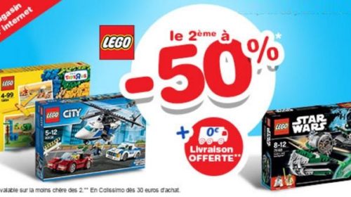 la seconde boite à moitié prix sur Toys’R US