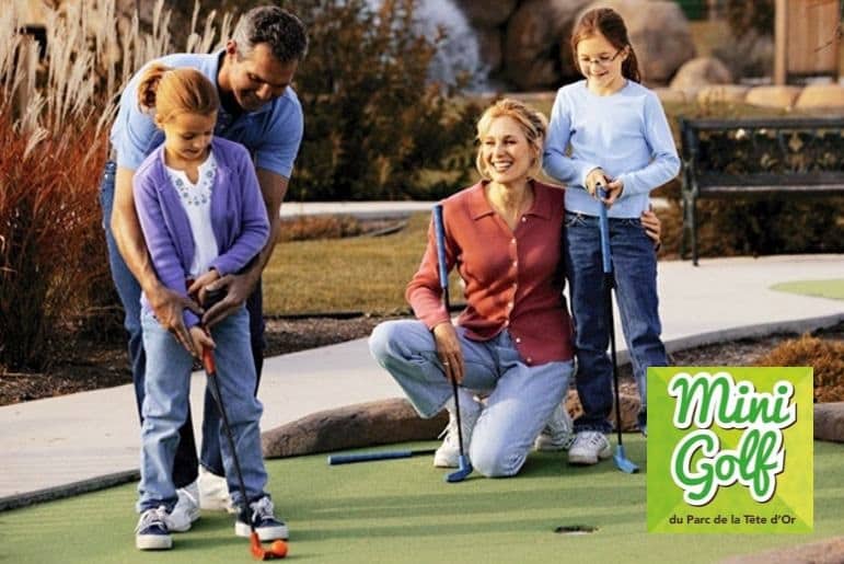 LYON : Mini-golf du Parc de la tête d’or moins cher ⛳ dès 5,90€ le parcours (10,90€ pour 2 personnes..)