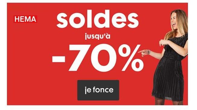 Soldes sur Hema