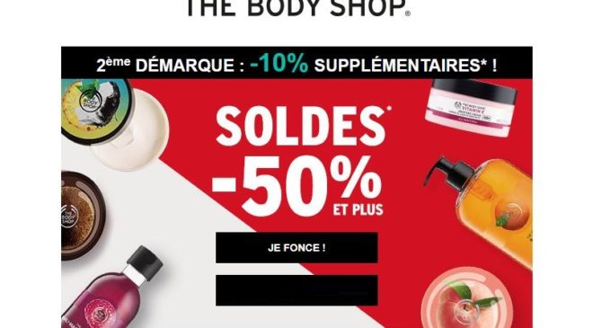 The Body Shop nouvelle demarque