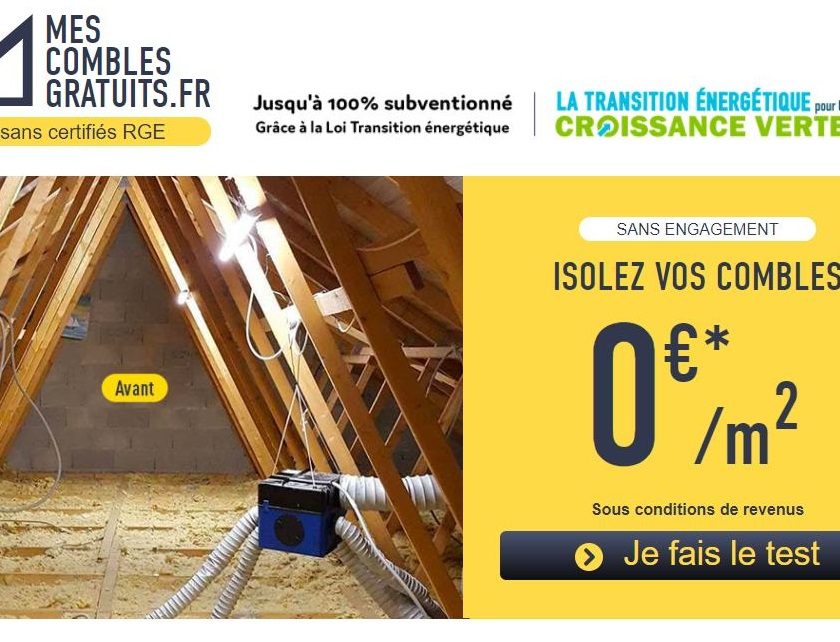 Vous avez des combles sous le toit ? faites-les isoler gratuitement
