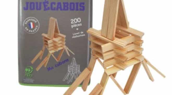 baril 200 planchettes bois naturel Jouécabois soldes