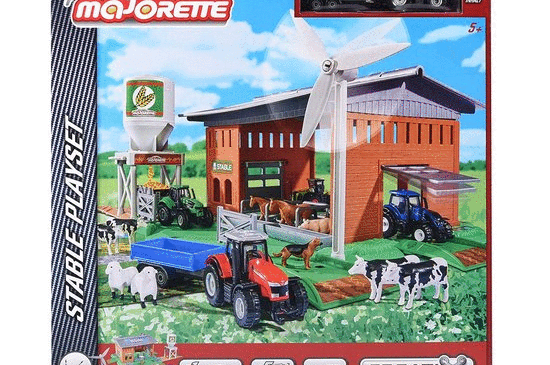 boite étable, silo et éolienne Creatix Ferme de Majorette