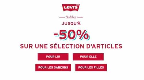 remise supplémentaires sur les Soldes Levi’s