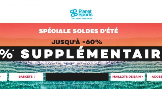 remise sur les Promos et Soldes Planet Sports