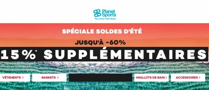 remise sur les Promos et Soldes Planet Sports