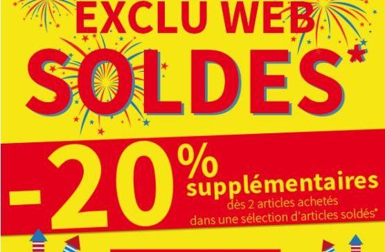 remise sur les Soldes King Jouet des 2 articles 