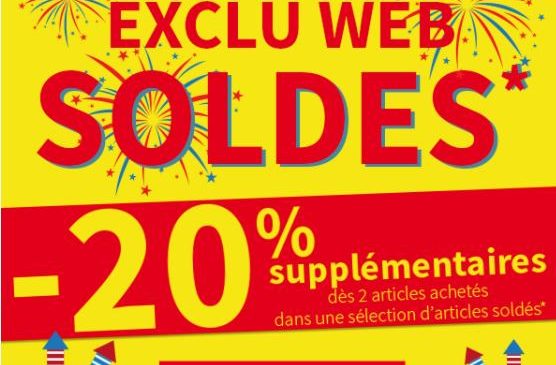 remise sur les Soldes King Jouet des 2 articles