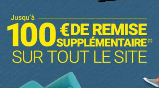 100€ de réduction supplémentaire sur Rue Du Commerce