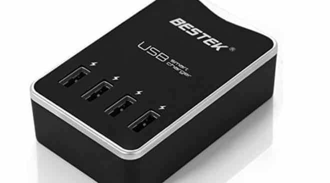 3,99€ le chargeur USB 4 Ports 30W 6A Bestek