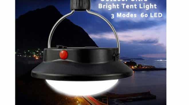 4,32€ la lanterne LED de camping (60 LED)