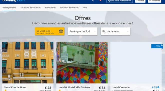 Les offres Booking meilleures promos Hôtel