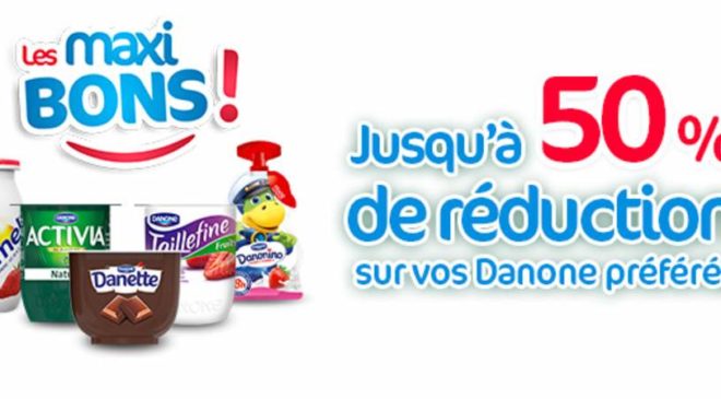 Maxibons Danone coupon de reduction