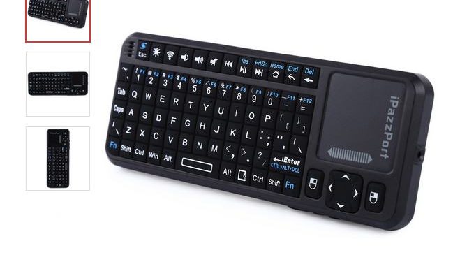 Moins de 10€ le clavier sans fil avec pavé tactile