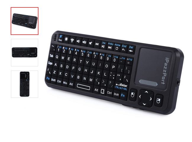 Moins de 10€ le clavier sans fil avec pavé tactile port inclus (PC, MAC, Smart TV…)