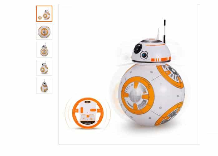 Moins de 18€ le robot BB-8 télécommandé