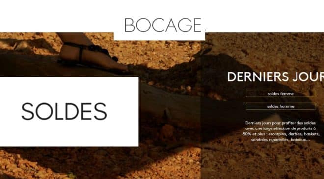 Soldes Bocage : c’est le moment d’acheter chaussures, sac ou accessoires