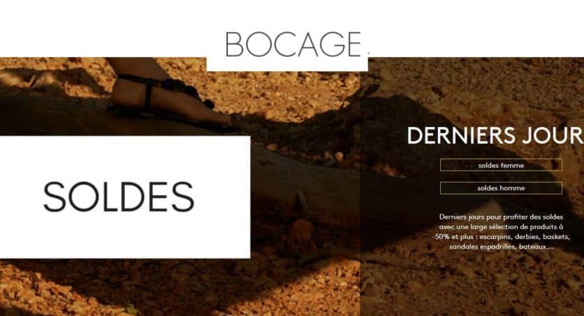 Soldes Bocage : c’est le moment d’acheter chaussures, sac ou accessoires