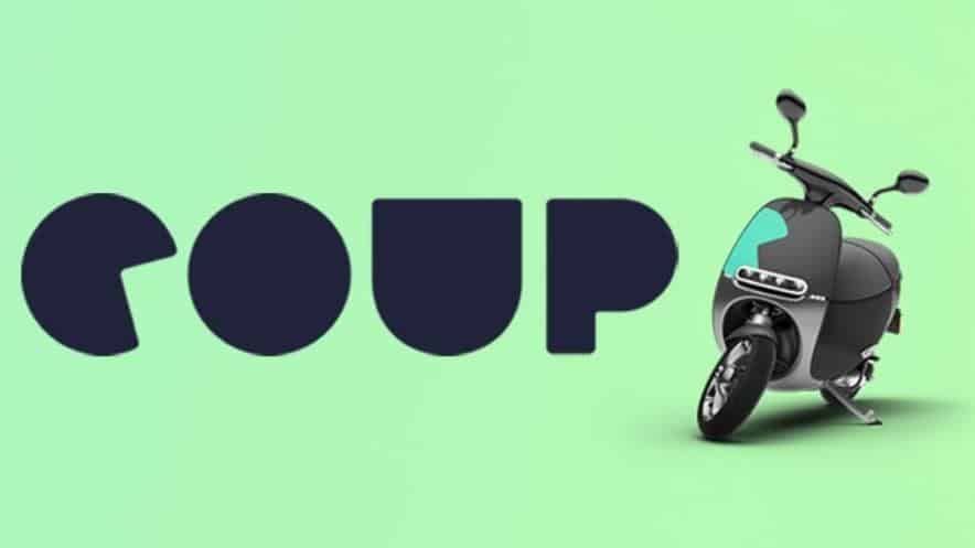Trajet gratuit en scooter électrique libre-service COUP (Paris) sans abonnement ni engagement