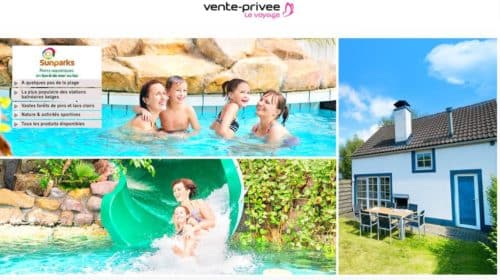 Vente privée séjours Sunparks