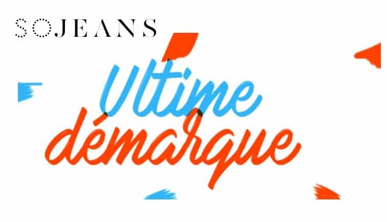 20% de remise supplémentaire sur les soldes SoJeans (dernier jour)