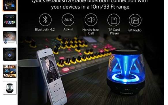 13,99€ l’enceinte Bluetooth – lampe – radio FM