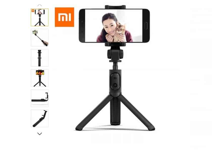 Moins de 14€ le trepied stick Selfie Bluetooth Xiaomi