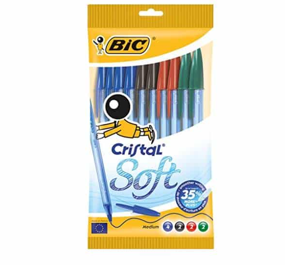 Pochette de 10 stylos BIC Cristal