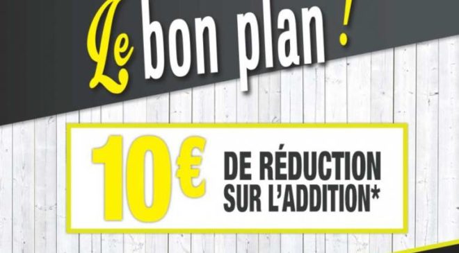 Reduction de 10€ sur l’addition La Pataterie