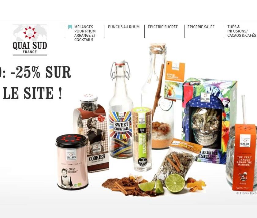 Remise de 25% sur tous les articles Quai Sud