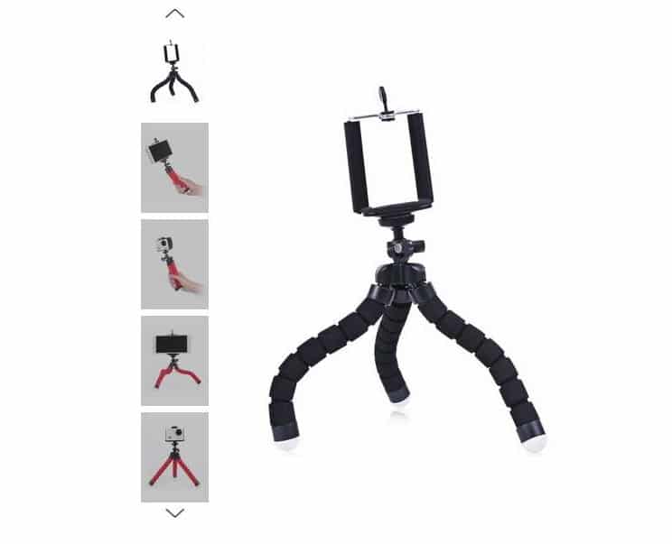 1,25€ le trépied – stick pour appareil photo ou smartphone