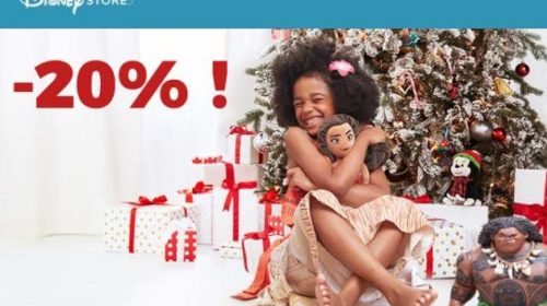 20% de réduction sur le site Disney Store