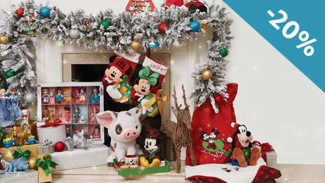 20% de réduction sur le site Disney Store