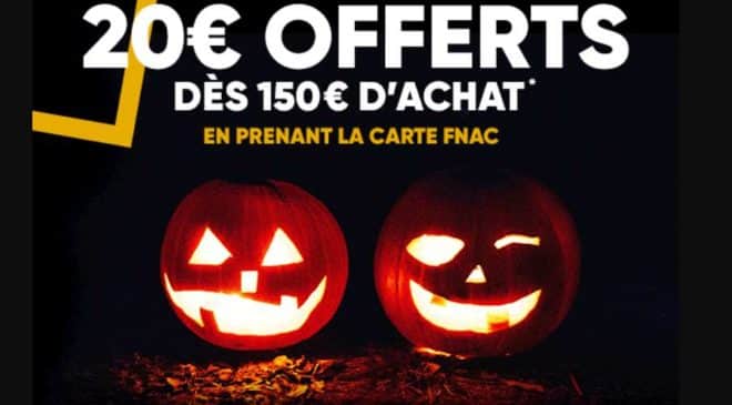 20€ offerts dès 150€ sur la FNAC