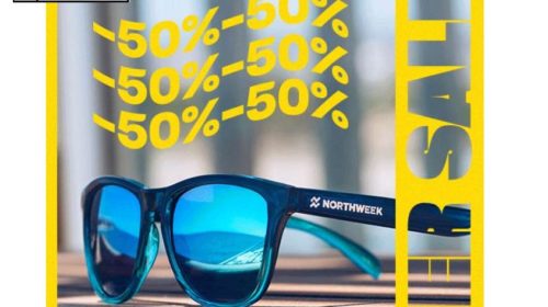 50% sur toutes les lunettes de soleil Northweek
