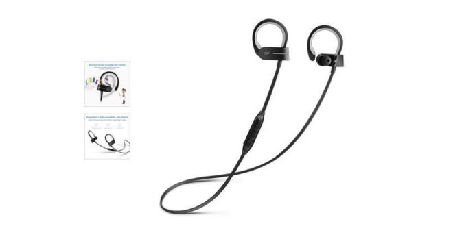 7€ les écouteurs sport Bluetooth 4.1 port inclus