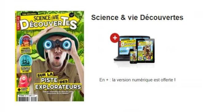 Abonnement Science & vie Decouvertes pas cher