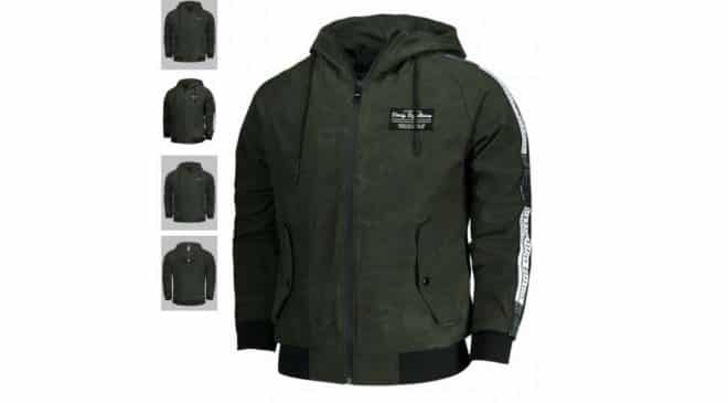 Blouson avec capuche homme à seulement 18,01€