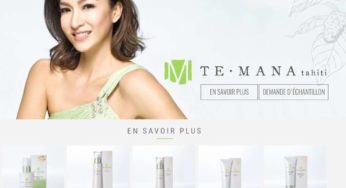 Echantillon produit de soin TeMana Tahiti (crème, lotion, tonifiant…)