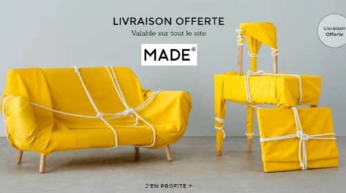 Livraison offerte sur tout le site MADE