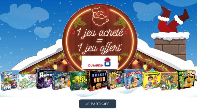 Offre de Noel jeu Dujardin