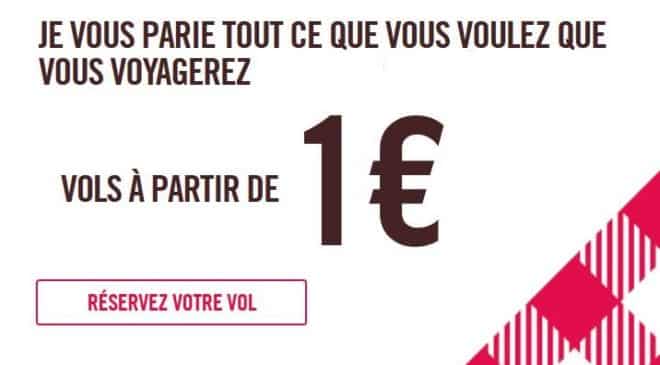 Vols avec Volotea à partir de 1€ 