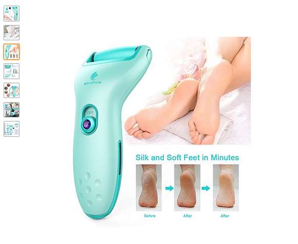 FLASH : râpe à pieds électrique pas chère : moins de 17€ (rechargeable – étanche)