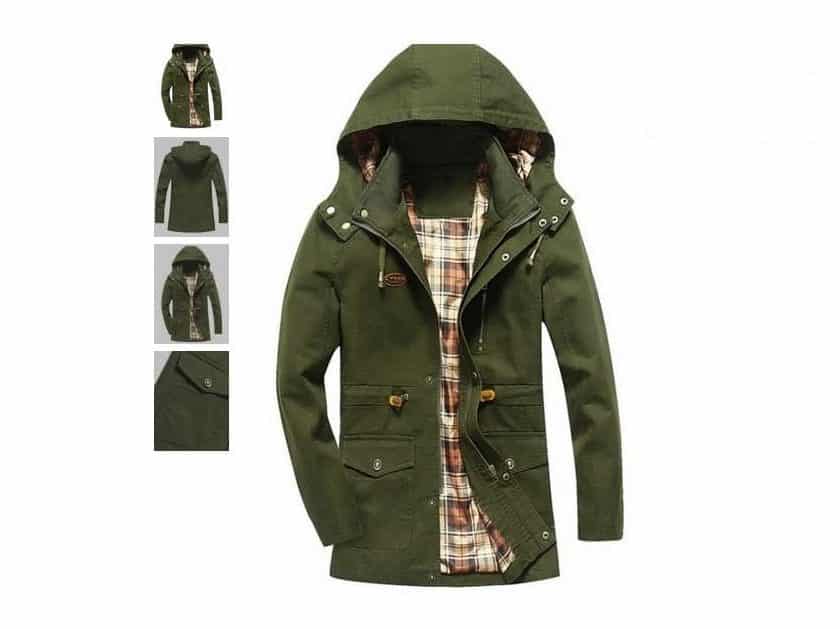Seulement 18€ la veste à capuche pour homme