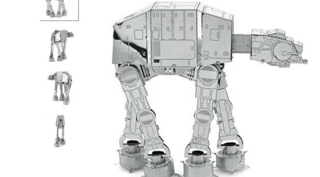 0,68€ le puzzle 3D métal robot AT-AT Star Wars