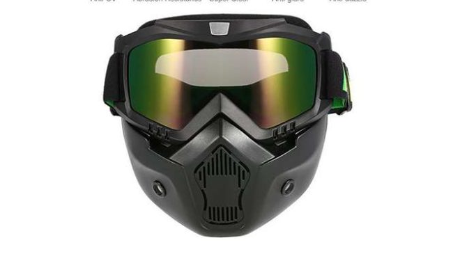 13,29€ le masque avec filtre pour casque de moto, ski