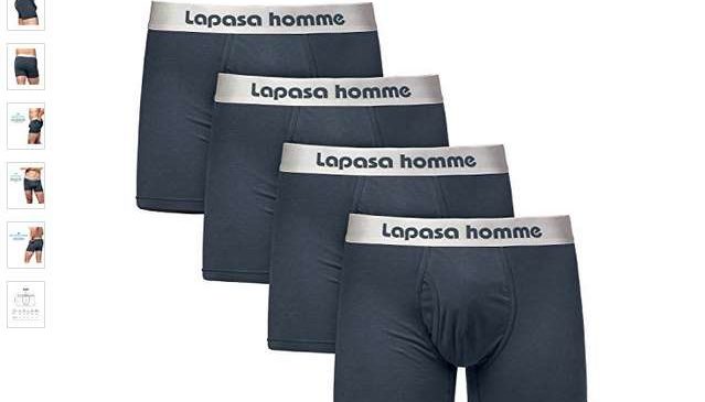 15€ lot de 4 boxers homme Lapasa