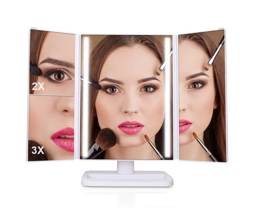 17,99€ le miroir de maquillage pro lumineux tactile