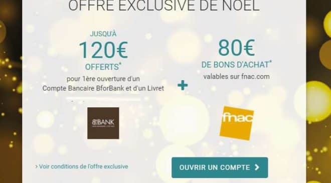 200€ offert pour l’ouverture d’un compte BforBank 