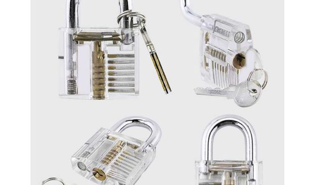 3,46€ le cadenas transparent éducatif